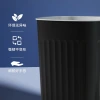 Household thickened large-capacity light luxury trash can, living room, kitchen, bedroom, bathroom, dormitory, uncovered paper basket with pressure ring Specification image
